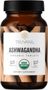 Truvani Organic Ashwagandha | Daily Energy, Positive Mood Support, Supports Brain Health | Supports Muscle Growth and Endurance | Healthy Sleep Support | Non-GMO | 30 Day Supply