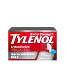 Tilenol Extra sila Acetaminophen Rýchle uvoľňovanie Gély, Extra sila bolesť Reliever & Horúčka Redukcia, Gelcaps s laserom-vŕtané diery, 500 mg acetaminofén, 50 ot