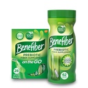 Benefiber Daily Prebiotické Dietary Fiber Supplement prášok Stick balenia, 28 Sticks, 3.92 Ounces Každý a Benefiber Daily Prebiotické Dietary Fiber Supplement Powder, 62 Servings / 8.7 Okuliare