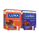 LUNA Bar - Variety Pack - Nutz cez čokoládu a čokoládové koláče Flavor - Snack Bary - Non-GMO - Glutén-bez proteínové tyčinky - vyrobené s organickým Oat (12 balenia, 2 boxy)