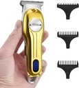 DSP Bradavice Trimmer pre mužov, bezdrôtové vlasy Clipper Shavers, tvárové vlasy Trimmer pre brada a fúzy Trimming, Profesionálne strihanie vlasov Kit pre mužov Dobíjateľný LED displej (Gold)