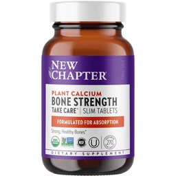 Nová kapitola kalcium doplnok - kosť sila organický vápnik s horčíkom, vitamín D3+K2, 70+ Stopové minerály pre zdravie kostí, bez lepidla, ľahko prehltnúť štíhle tablety - 270 Počet