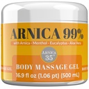 Arnica 35 - Arnica Gél pre modriny Extra silný 98% 16.9 Fl Oz, Masáž svalov a kĺbov, Prírodné a dermatologicky testované Formula - Vyrobené v Taliansku