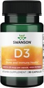 Swanson High Potency Vitamín D-3 1000 Iu (25 μg) 30 kapsúl