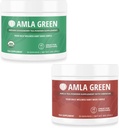Amla Powder & Green Tea Superfood Supplement with Indian Goories & Hibiscus, Organic, Vegan, 30 Servings