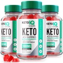 NutraRize (Pack of 3 Keto IQ Keto ACV Gummies, Formula pre pokročilé chudnutie, Dietary Supplement, Gomitas Reviews (180 Gummies)