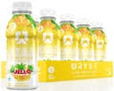 RYSE Clear Protein Drink - Jell-O Island Ananás - 100 kalórií, 22g Srvátkový proteín Shake, bez cukru, 0g tuku a bez laktózy - osviežujúci nápoj pripravený na pitie - 16,9 fl oz fľaše (12-Pack)