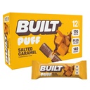 Postavený bar, Puff Protein Bars, Salted Caramel Puff, 17g Bielkoviny Snacks, On-The-Go Bars, Iba 140 kalórií, 6g Cukor, Kolagén, Gluten Free, 12 Počet