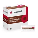 Predajné Povidón jód 10% Swabsticks - Individuálne zapečatené balíčky ideálne pre starostlivosť o ranu a prenosné súpravy prvej pomoci, 50/Box (Back of 1)