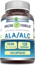 Amazing Formules ALA/ALC (Alpha Lipoic Acid/Acetyl L-karnitín) Doplnok 