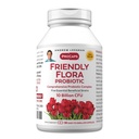 ANDREW LESSMAN Friendly Flora Probiotic 90 Kapsule - 10 miliárd CFU, Komplexná zmes piatich probiotických kmeňov, Výkonná imunita a podpora trávenia. Probiotiká pre ženy a mužov