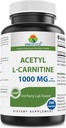 Brieofood Acetyl L-karnitín 1000 mg Per Serving 240 Kapsule. Bezlepkové, non-GMO.