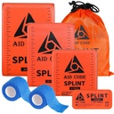 Prvá pomoc Splint 36" X 4.3,"Núdzová splintová súprava pre zlomené kosti v ruke, Ideálne pre šport, domov, Prvá pomoc Náplnenie a domáce zvieratá (4 kombo)