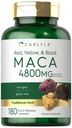 Carlyle Maca Root Kapsule pre ženy a mužov 4800 mg
