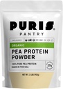 PURIS Organic Pea Protein Powder USDA Organic Vegan Protein 
