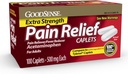 GoodSense Extra sila úľava od bolesti - Acetaminofén kaplety 500 mg - Bolesť hlavy, bolesť svalov, Artritída Relief, 100 Počet