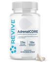 Revive MD Adrenal Suplements for fatigue - Natural Cortisol Manager & Supplement with Rhodiola Rosea & Ashwagandha Propaguje energetické úrovne a duševný výkon - Muži a ženy - 30 Servis
