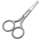 Malé nožnice s okrúhlym Tip Design - Profesionálne grooming pre vlasy, riasy, nos, obočie Trimming, fúzy - nebude ublížiť nosal Cavity