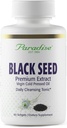 Paradise Black Seed Oil, bohaté na antioxidanty, Immune Supporting, Super Potent, Ultra Pure, Vegan, Non GMO, Gluten Free, 60 Softgels