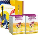 Imunitná posilňovacia sírny nápoj Mix bylinné doplnky vyrobené s Astragalus, zázvor, Jujube, Atraktylódy, mučenka ovocie, žiadne umelé, 10 balení (2 boxy)