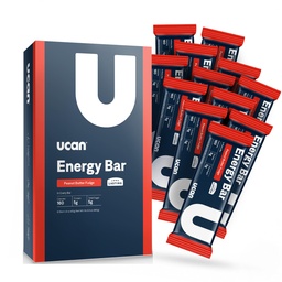 UCAN Energy Snack Bars, Arašidové maslo Fudge, Všetky prírodné, Nízky cukor, Non-GMO, Gluten-Free, Keto-Friendly (12 Balenie, 1.4 Ounces)
