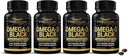 FREZZOR Omega 3 Black - najvyššia sila Green Lipped Mussel Oil Kapsule, Made in New Zealand, UAF1000+, Zápal, Spoločná starostlivosť a úľava, srdce a imunitná podpora, 60 Počet (Stock of 4)