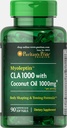 Puritánska pýcha Myoleptin CLA 1000 s kokosovým olejom-90 Softgels