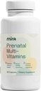 MIRA prenatálne multivitamíny pre ženy, folát a cholín, Supplement for Before, During, and Post Gravidity, Support Your Gravidity & Fetal Development, 60 Kapsule (30 Servings), 1 balenie