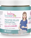 Baby Booster Proper Plus prenatálne vitamíny s Vegan DHA + metylfolát + Cholín + multi (60 kapsúl) Skvelé pre tehotenstvo, ranné choroby a laktácia