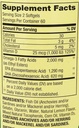Jarné údolie Omega 3 Rybí olej Maximálna starostlivosť 2000mg Citrón 120 Softgels