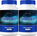 Rize labs TurboTest Dietary Pills od Men, TurboTest Kapsule od Healthier Body, TurboTest Maximum Strength Formula, TurboTest Advanced Supplement Reviews (120 Kapsule) (Pack of 2)