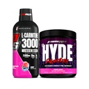 PROSUPPS L-karnitín 3000 Stimulant zadarmo Liquid Shots (31 Servings, Berry) a pán Hyde Signature Series Pred-Workout Energy Powdered Drink (30 Servings, Pixie Dust) Bundle