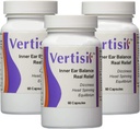 Equitab Vertisil Vertigohelp na zmiernenie vertigo symptómov vrátane závratov a nauzey, kontrolné balenie 3