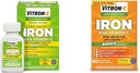 Vitron-C High Potency Iron Supplement with Vitamin C, 60 Count, Pack of 2