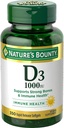Nature's Bounty Bounty D-1000 IU Dietary Supplement Rýchle uvoľnenie Tekuté Softgels 350 ea (Pack of 2)