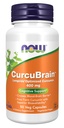 Teraz doplnky, CurcuBrainTM 400 mg s Longvida® Optimalizovaný Curcumin, 50 Veg kapsuly