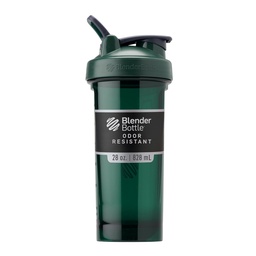 BlenderBottle Shaker Bottle Pro Series Perfektné pre Protein Shakes a pre cvičenie, 28-Ounce, plná farba zelená