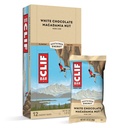 Clif Bars - Energetické tyčinky - Biela čokoláda Macadamia Nut Flavor - Vyrobené s organickým Ovos - Rastlinné potraviny - Vegetarián - Kosher (2,4 Ounce Protein Bars, 12 Gróf) Balenie Máj Vary