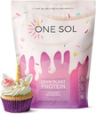 One Sol Lean Plant-Based Protein Powder, Pea & Brown Ryce Protein, Low Carb, Vegan Friendly - Gluten, Laktóza, & Soy Free - No Pridané cukor, Non-GMO, Čistá výživa, No Bloating (Unicorn Milkshake)