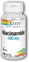 Niacínamid 500mg Solaray 100 VegCaps