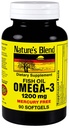 Prírodná zmes Omega-3 rybieho oleja 1200 mg 90 Softgels