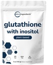 Glutatión Supplement, Pure Glutatión Redukované prášok s inozitol, 5 Ounce (9 mesiacov dodávky), 2 v 1 Vzorec, Výkonné zložky pre antioxidanty, podporuje funkcie pečene, Vegan