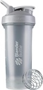 BlenderBottle Classic V2 fľaša Shaker Perfektné pre proteínové Shake a pre cvičenie, 28-Ounce, Pebble Grey