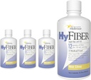 Medtrition HyFiber Daily Liquid Fiber for Regularity and Soft Stools, 12 Grams Rozpustné Fiber, 32 fl oz 4 Balenie