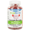 DrFormulas Multivitamínové Gummies s Omega 3 a probiotiká pre deti a dospelých s vitamínom C 