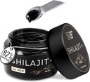 Shilajit Pure Himalayan Organic Shilajit Resin 50g - Maximálna denná dávka 500 mg - Prírodný Shilajit pre mužov s 85+ Stopové minerály a kyselina fulvová pre podporu energie Imunitná podpora 50 gramov