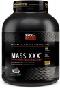 GNC AMP hmotnosť XXX, klinicky dokázaná hmotnosť Gainer proteín prášok, zlepšuje silu, veľkosť, 780 kalórií, 50g proteínu, mikronizované aminokyseliny, kreatín, betaín, Cookies & Cream, 13 Servings, 6 SVG
