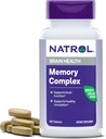 Natrol Memory Complex s Ginkgo Biloba 120 mg a B Vitamíny, Dietary Supplement for Brain Health and Memory Support, 60 tabliet, 30 dní dodávky
