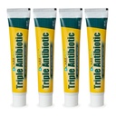 CareAll Triple Antibiotic Ointment 1.0 oz (4 balenia), Prvá pomoc masti pre malé kocky, rezy, a popáleniny pomôcť zabrániť infekcii, v porovnaní s aktívnymi zložkami popredných značiek