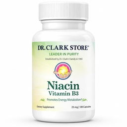 Dr. Clark Niacin (vitamín B3) Supplement 